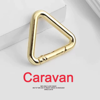 Caravan crew carabiner สามเหลี่ยม โลหะทั้งหมด