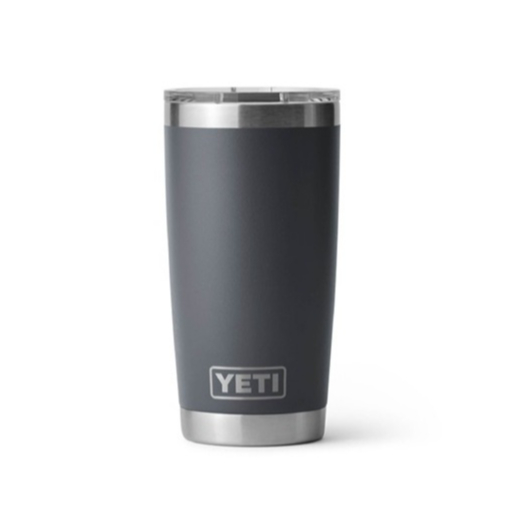 YETI RAMBLER 20 OZ TUMBLER - CHARCOAL