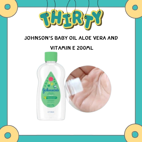 Johnson's Baby Oil Aloe Vera And Vitamin E 200ml