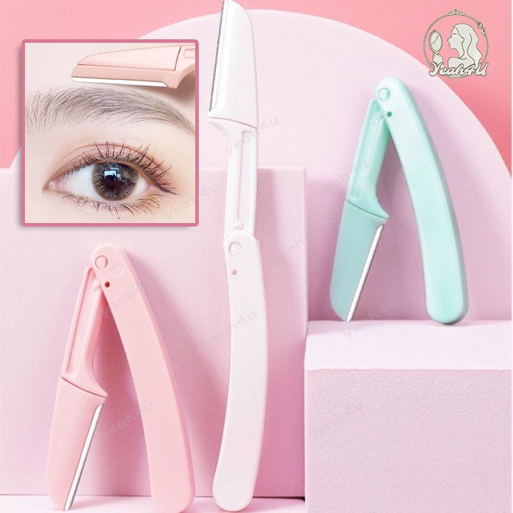 มีดกันคิ้ว มีดโกนคิ้ว ที่กันคิ้ว เครื่องตกแต่งคิ้ว Eyebrow Razor ชุดกันคิ้วใบมีดคมขูดเบาๆบริเวณที่ต้องการคิ้วสวย