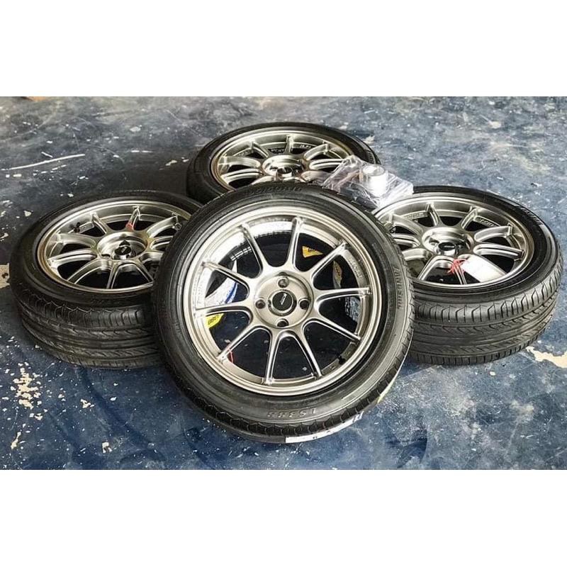 TC105x ขอบ16 + ยางใหม่ Landsail 195 50 16 ปี24