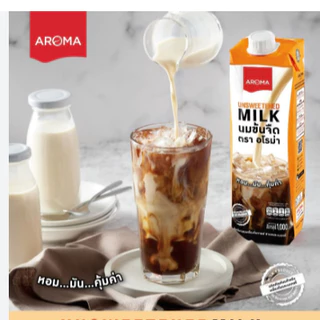 เซท 3 กล่อง นมข้นจืด ตราอโรม่า 1000 ml.(1ลังx12กล่อง)