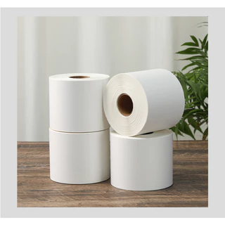 WELPACK【350 แผ่น(roll) 100x150】สติกเกอร์ความร้อน กระดาษสติ๊กเกอร์ บาร์โค้ด ลาเบล ใบปะหน้า Thermal paper