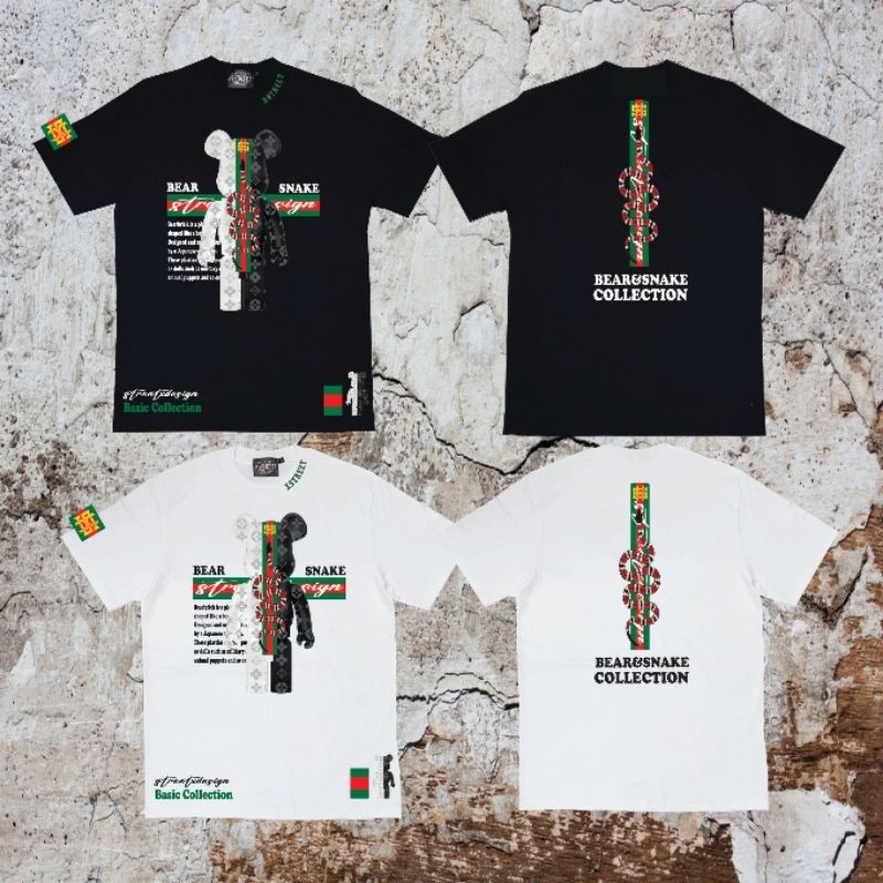 เสื้อยืด XStreet Bear&Snake หมีงู Clothing