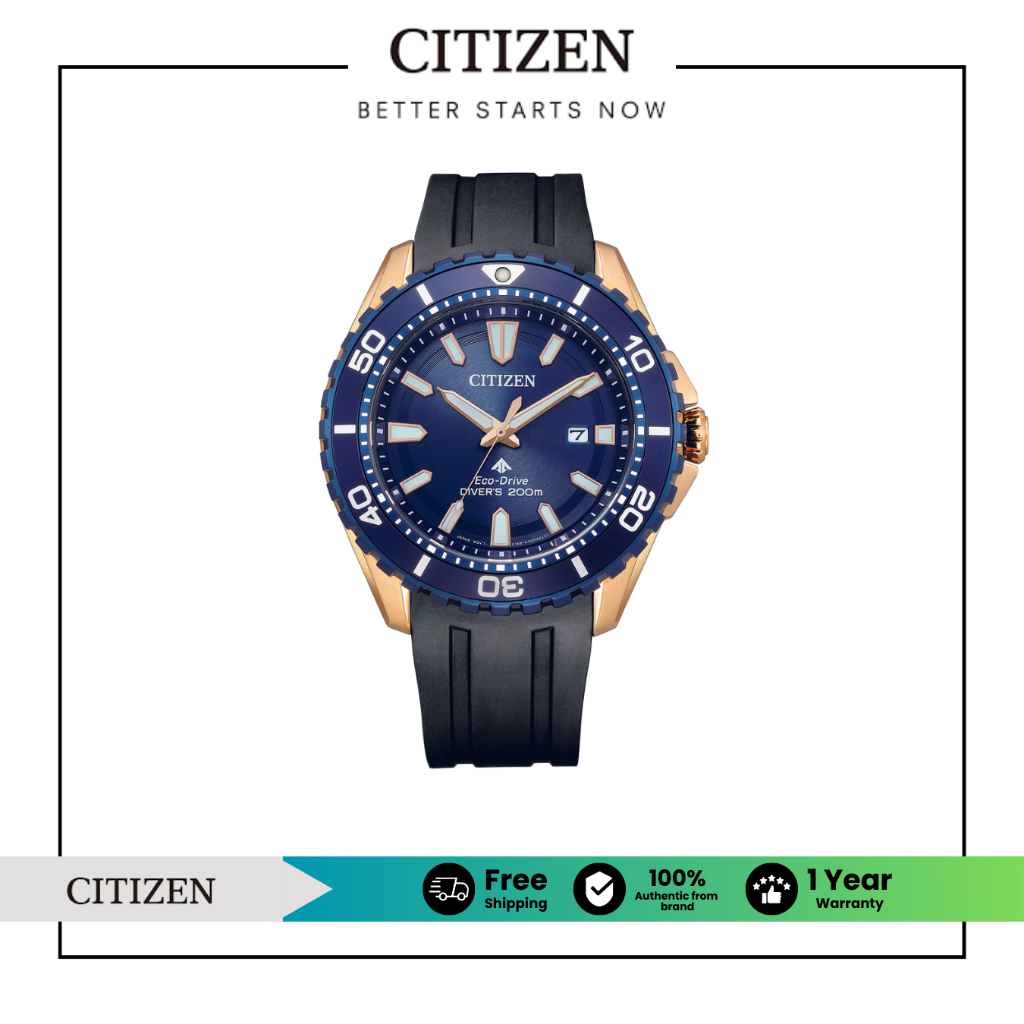CITIZEN Eco-Drive BN0196-01L Promaster Diver Men's Watch ( นาฬิกาผู้ชายพลังงานแสง )