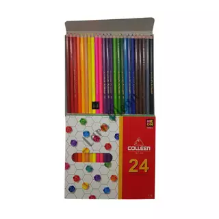 สีไม้คอลลีน Colleen 24แท่ง24สี#775(แท่งเหลี่ยม)