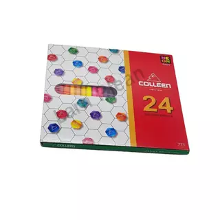 สีไม้คอลลีน Colleen 24แท่ง24สี#775(แท่งเหลี่ยม)