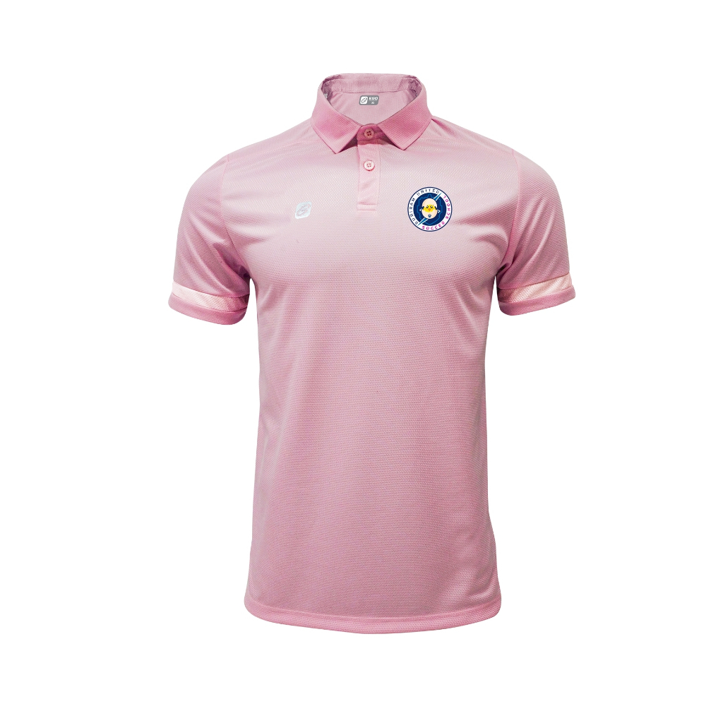 เสื้อโปโลแขนสั้น BRUSS สีชมพู
