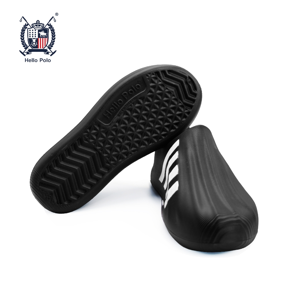 Hello Polo รุ่น HP8026 รองเท้าแบบสวม รองเท้าแตะลายแถบ พื้นนิ่ม ใส่ได้ทั้งผู้ชายและผู้หญิง พื้นสูง 3-4 CM.