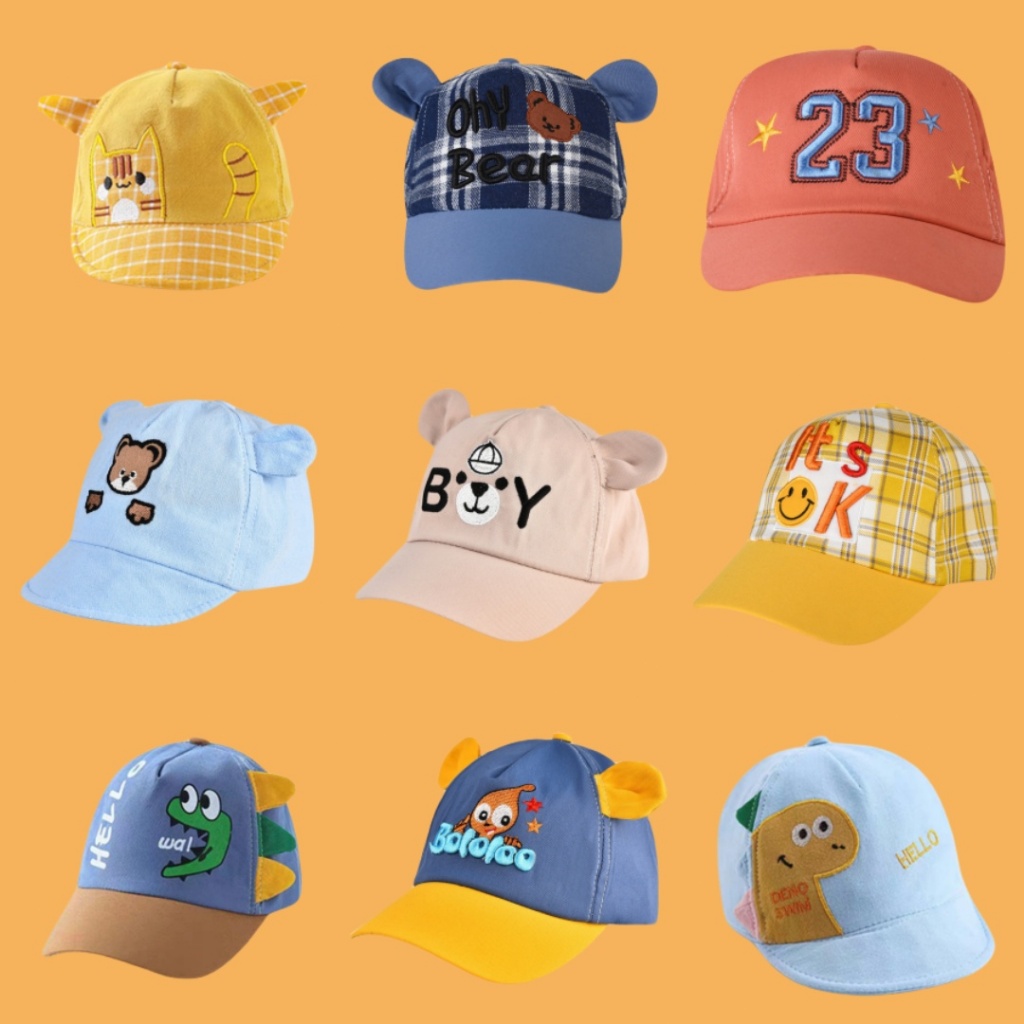 หมวกเด็กน่ารัก หมวกเด็กอ่อนยางยืด รอบหัว 48-50cm 1-4 ขวบใช้ได้ค่ะ 2026