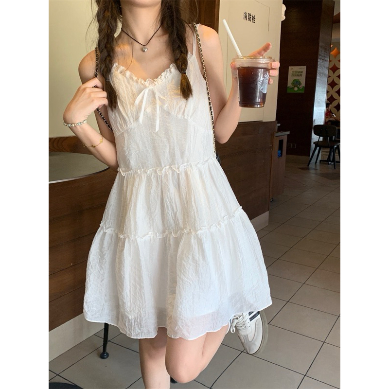 Somedays l 🐰Jinnie Dress เดรสขาวทรงพองนิดๆ ใส่แล้วดูตะเร้กตะน้อย ลูกคุณหนูสุดๆ