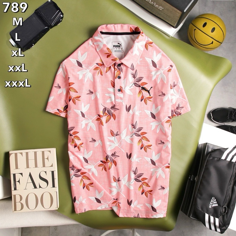 เสือโปโลผู้ชาย คอปกแขนสั้น ใส่ตีกอล์ฟ ใส่ลำลอง polo PU01