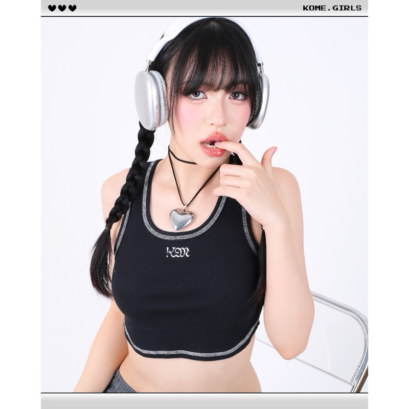 Kome.girls Midnight tank top _ used once_