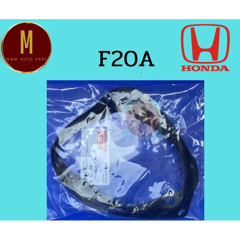 ประเก็นแคร้ง(ยาง)HONDA F20A F22A F23A H22A H23A ACCORD 90-96 2.0,2.2 VTEC ยี่ห้อ skl