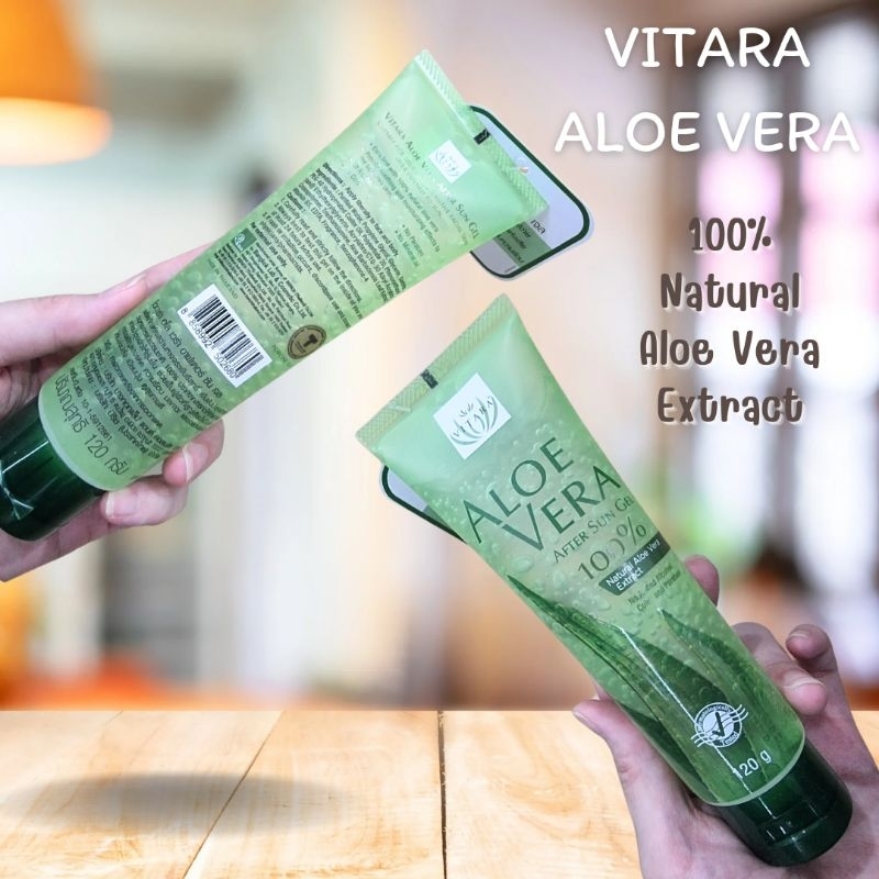 Vitara Aloe Vera after sun [100% Aloe Vera natural extract] เจลว่านหางจระเข้