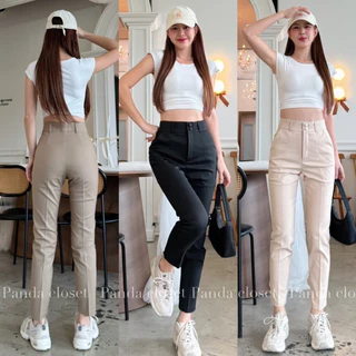 🔮𝐍𝐄𝐖 𝐀𝐑𝐑𝐈𝐕𝐀𝐋𝐒🔮S-XXL PD12 กางเกงขากระบอกเล็ก9ส่วนผ้าดับเบิ้ลพร้อมส่ง🛍️