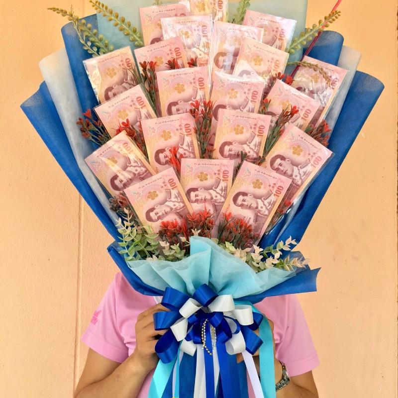 [1 ชิ้น] โบว์ผูกช่อดอกไม้ แบบไซส์ใหญ่ งานปราณีตงดงาม สำหรับตกแต่งของขวัญ ช่อดอกไม้รับปริญญา - รูปที่ 7