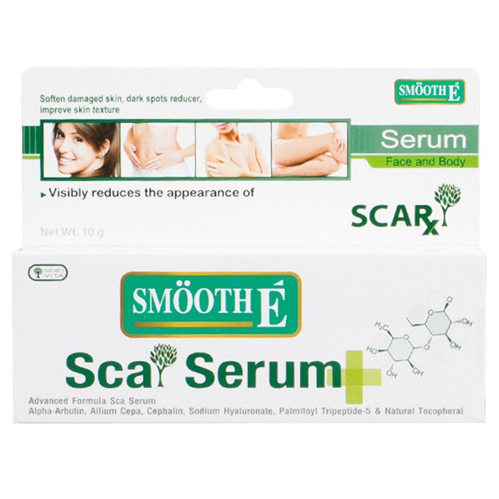 #Smooth E Scar Serum  Advanced Formula (Face and Body) 10 g. เซรั่มลดรอยแผล