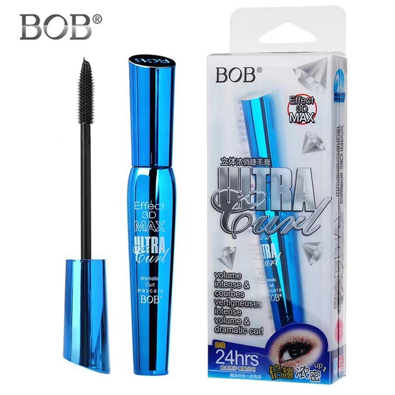 ราคาส่ง BOB eyelashes มาสคาร่าฟ้า ปัดขนตา ยิ่งปัดยิ่งยาว เพิ่มใยขนตา หนาขึ้น กันน้ำกันเหงื่อ