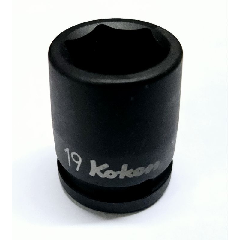 KOKEN 14400M-19 ลูกบ๊อกซ์ลม สั้น 6P 19MM รู 1/2" โคเคน