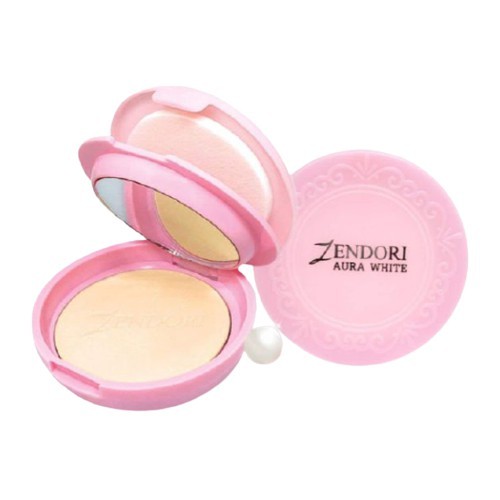 แป้งพัฟ Zendori Aura White เซนโดริ ออร่า ไวท์  Zendori Aura White Foundation Powder