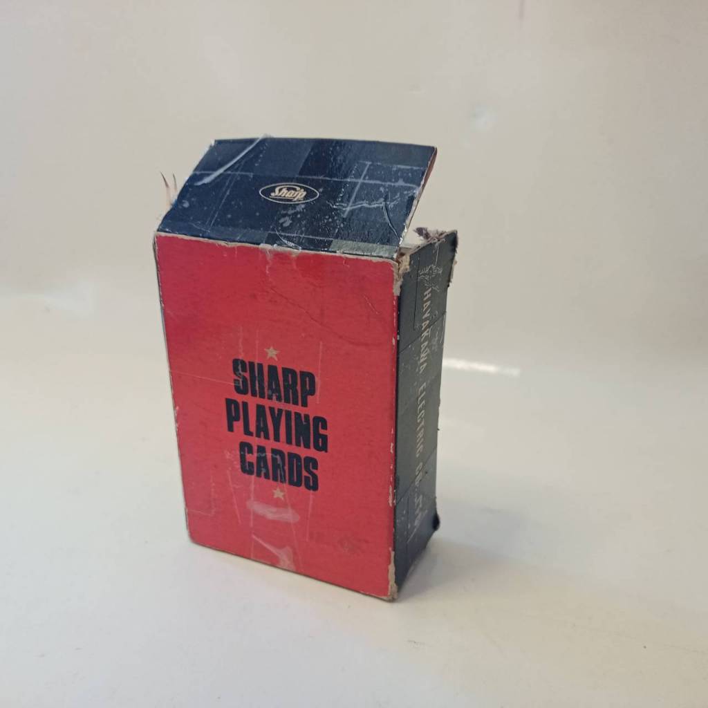 Sharp Playing Cards ,Hayakawa Electric Sharp Fortune Telling Playing Cards  from Japan