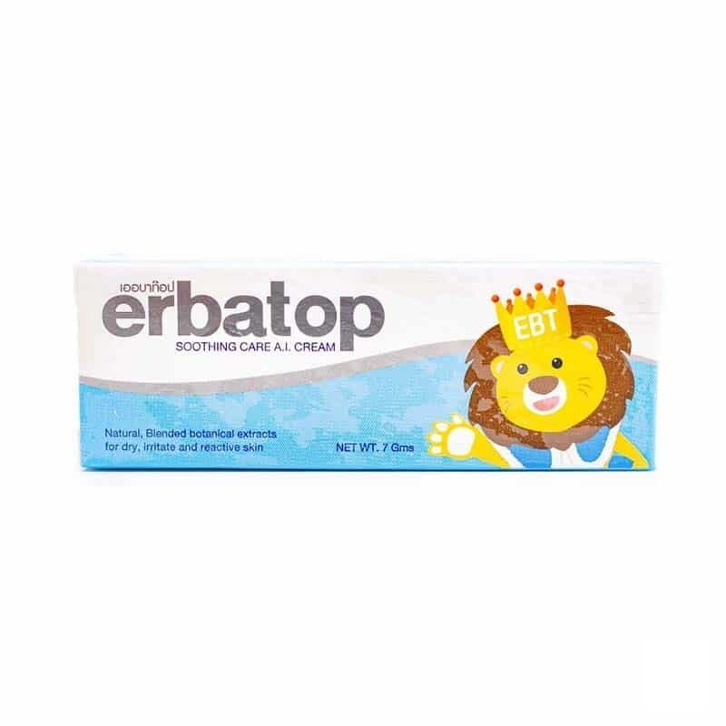 &Erbatop Soothing Cream 7 g เออบาท๊อปครีม สำหรับผิวแห้ง (1หลอด/7กรัม) ยังไม่มีคะแนน