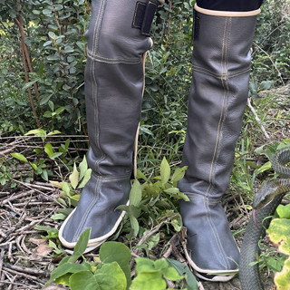 ป่ากลางแจ้งป้องกันงูกัดเลกกิ้งป้องกันการกัดปกตกปลาป้องกันหนา…