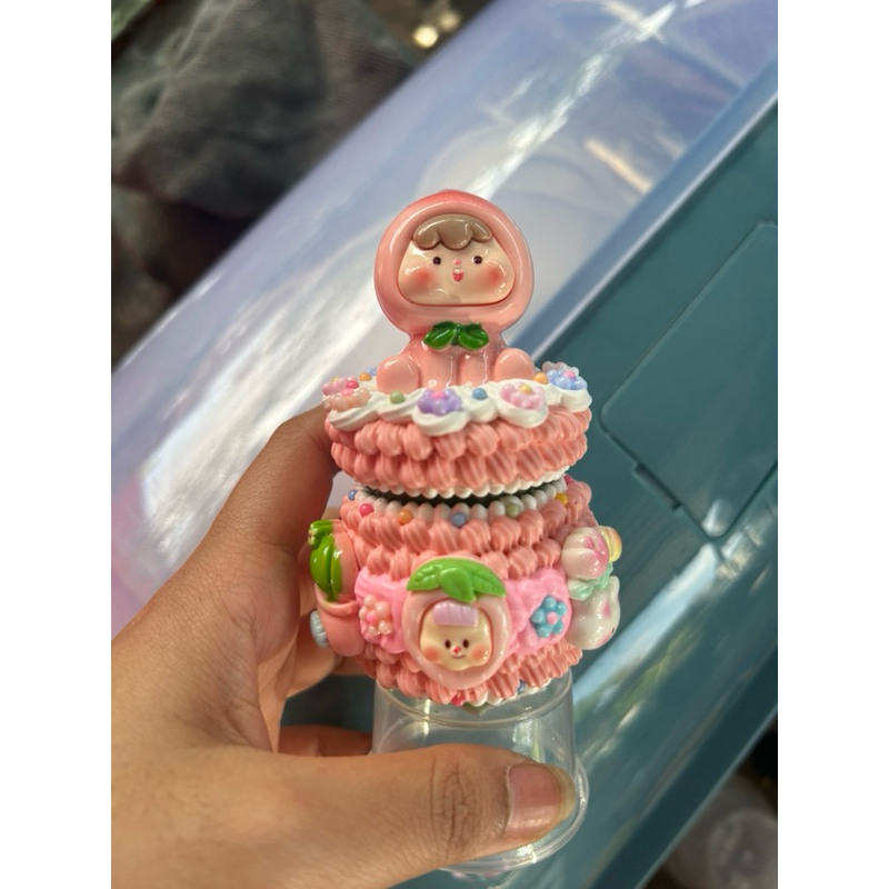 พร้อมส่ง ยาดมหงษ์ไทยตกแต่งผลไม้พีช
