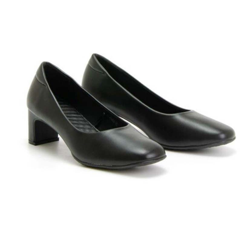 BATA รองเท้าผู้หญิงมีส้นแบบหุ้มส้น สีดำ - 6116352 (ใส่ไป 1 ครั้ง ประมาณ 2 ชั่วโมง)
