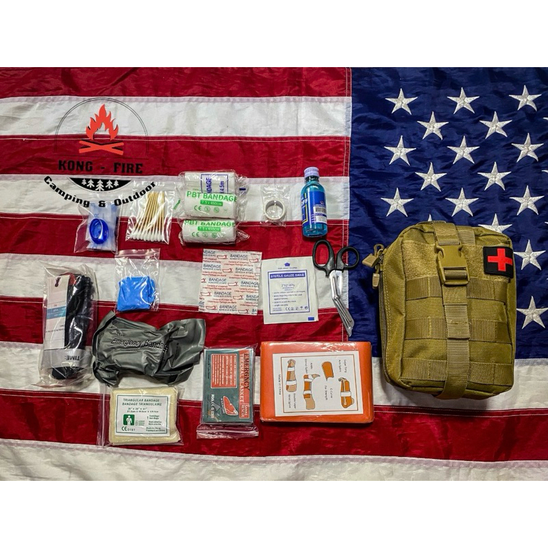 first aid kit (ชุดปฐมพยาบาล)