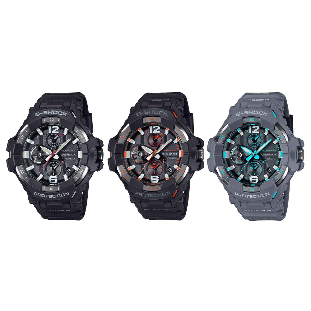 Casio G-Shock นาฬิกาข้อมือผู้ชาย สายเรซิ่น รุ่น GR-B300(GR-B300-1A,GR-B300-1A4, GR-B300-8A2)