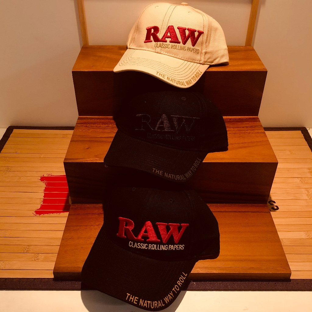หมวก RAW Poker Cap หมวกแก๊ป มีไม้ poker เครื่องประดับจากแบรนด์ RAW Thailand