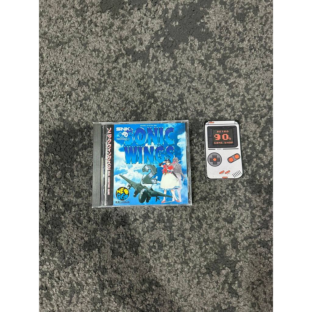 SNK Game Disc Neo Geo CD Sonic Wings 2 Boxed / Japan