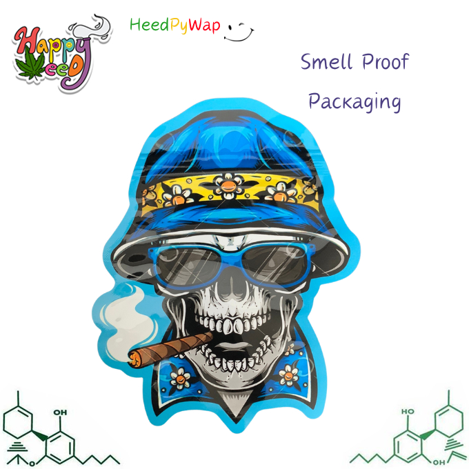 [คละลาย] ซอง แพ็คเกจ สำหรับสมุนไพร ขนาด 3.5g Smell Proof Packaging มีลายให้เลือกมากมาย ลายการ์ตูน ริ