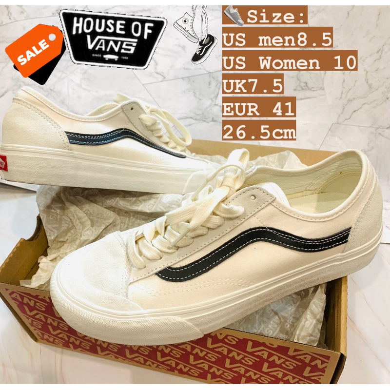 🇰🇷Used like new แท้🇰🇷 รองเท้าผ้าใบ VANS style 36 decon sf ออกช้อป ABC MART เกาหลี🇰🇷