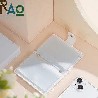 RAO Store พร้อมส่ง กระเป๋าใส่บัตร ลายดอกไม้ ที่เก็บบัตรต่างๆ มี20ซอง ใส่บัตรได้ 40ใบ ขนาดเล็กพกพาสะดวก