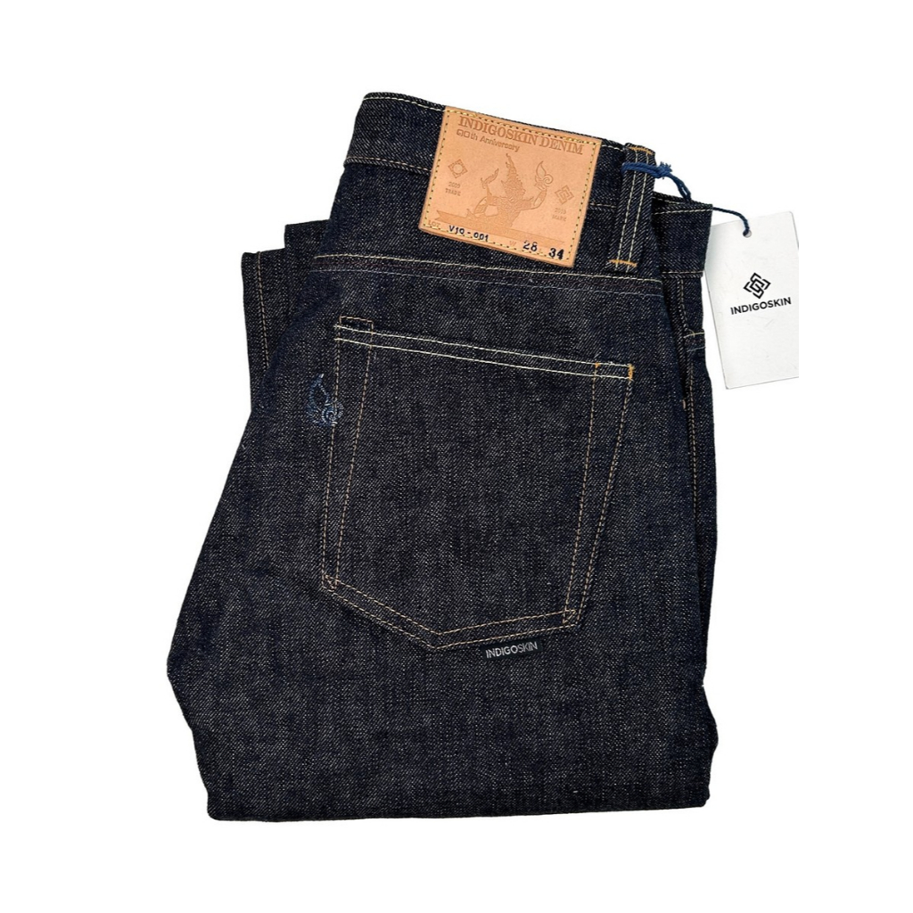 Indigoskin V-Series "10th Anniversary"(Vintage Slim Fit) สีอินดิโก้ - Size 28