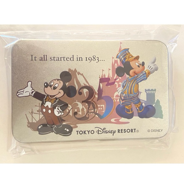กล่องเหล็ก Disney Tokyo 35th Anniversary Candy Tin