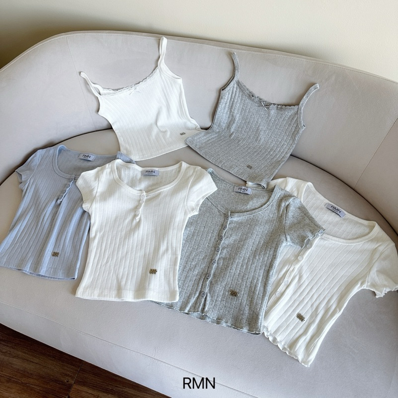 Roomry.n - Lydia crop top เสื้อครอป สายเดี่ยว