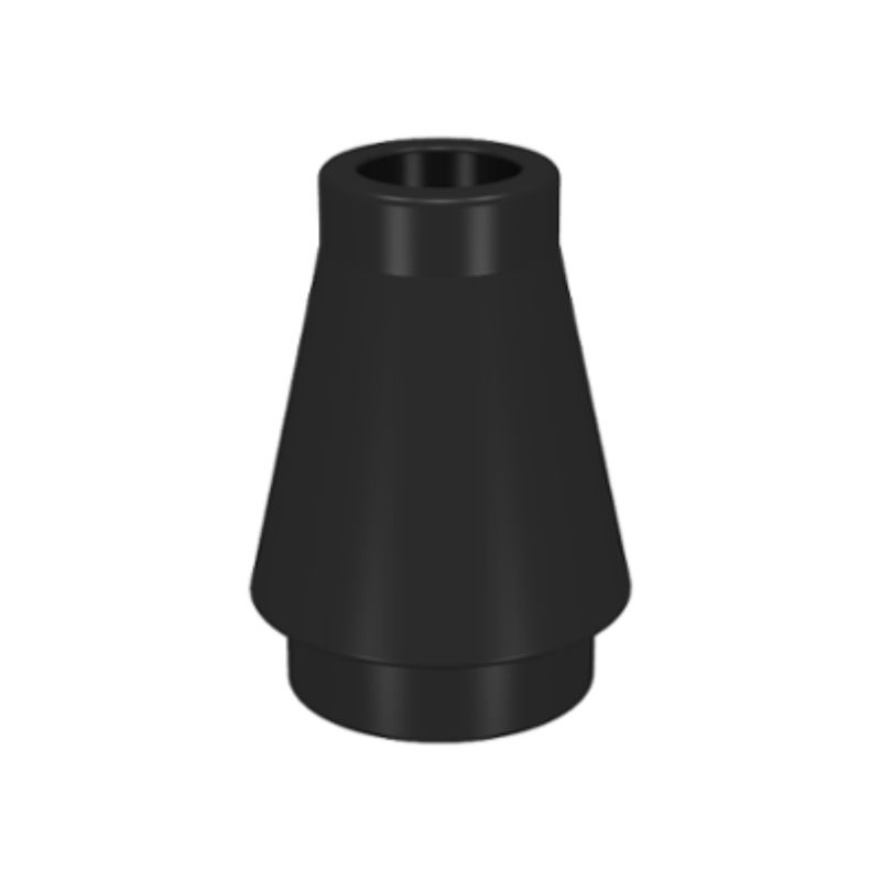 Part Lego 4589, 4589b Cone 1 x 1 /Top Groove