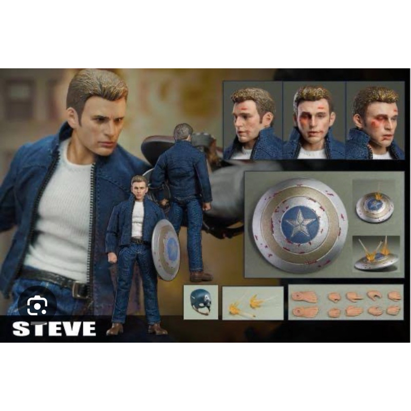 NOTA STUDIO - CAPTAIN AMERICA (Steve Rogers)V2.0 มือ 1 (NEW)