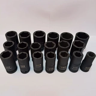 ลูกบล็อกยาว 3/4"(6หุน) บล็อกลม(IMPACT SOCKET)เบอร์ 17 19 21 22 23 24 26 27 28 29 30 32 .. มม.