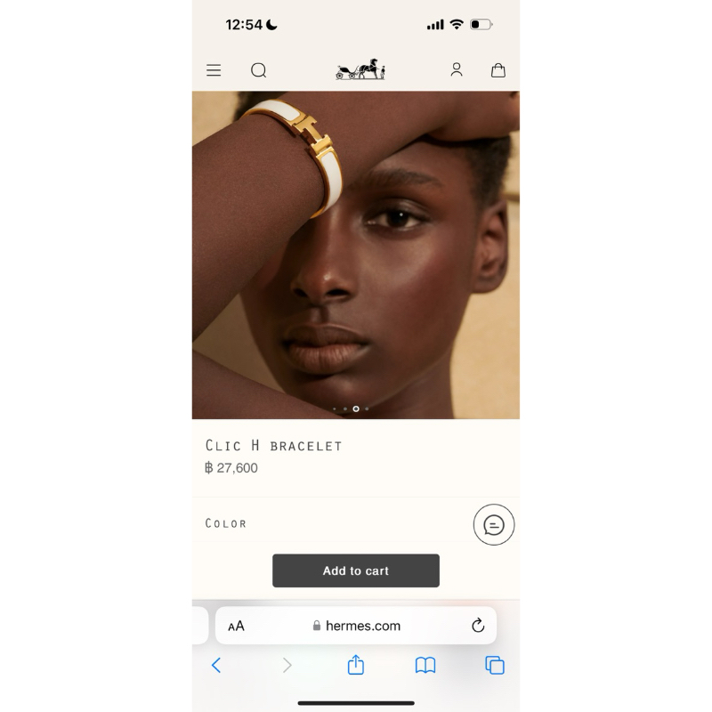 กำไลhermes clicclac pm