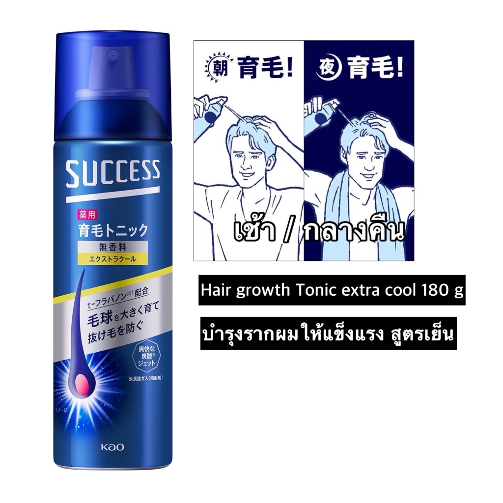 Success Medicated Hair Growth Tonic, Extra Cool, Unscented(180 g).โทนิคบำรุงรากผมให้แข็งแรง สูตรเย็นขนาด 180 กรัม .