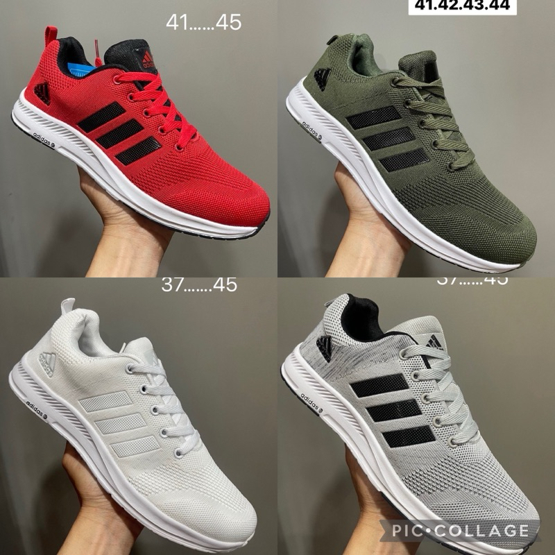 รองเท้าผ้าใบ รองเท้าใส่วิ่ง มี5สี ไซซ์37-45 (ล็อตใหม่) กำลังขายดีค่ะ