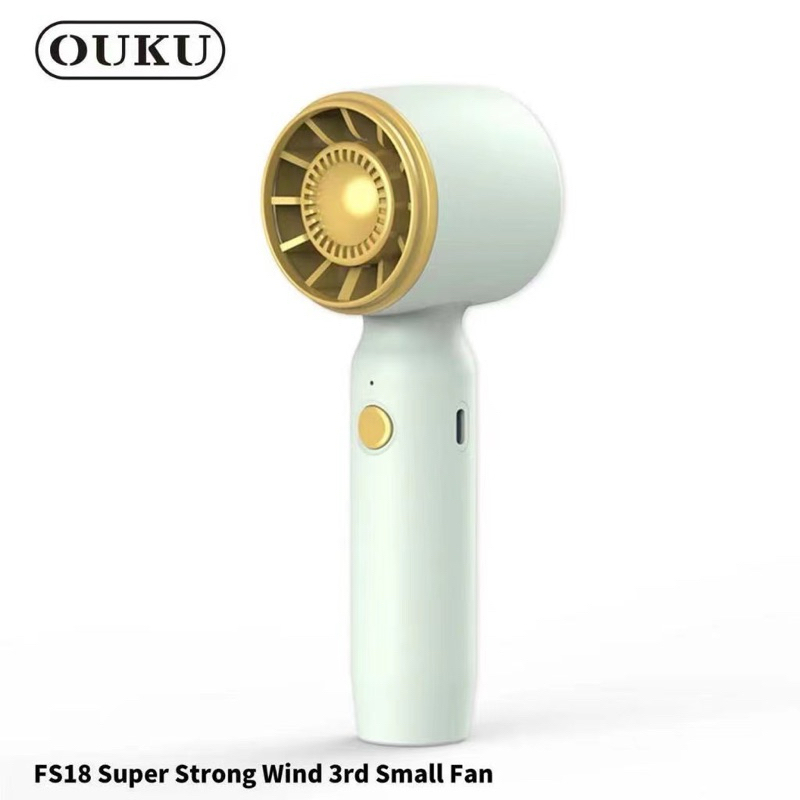 OUKU Mini พัดลมพกพา พัดลม USB ชาร์จแบบพกพา ขนาดเล็ก พัดลมเล็กๆในมือ มันเรียบง่ายและสวยงาม