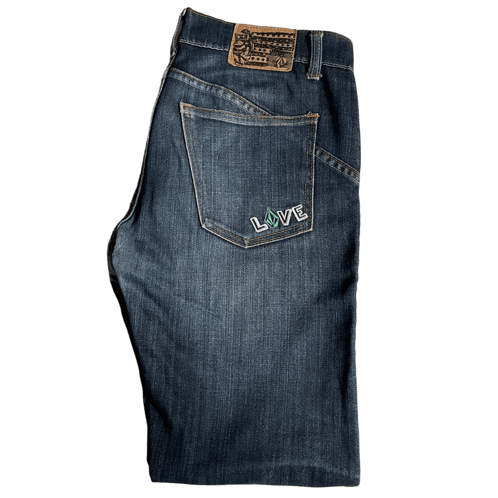 กางเกงยีนส์ VOLCOM VORTA JEANS FALSE BLUE LOVE เอว 34 ของแท้100%