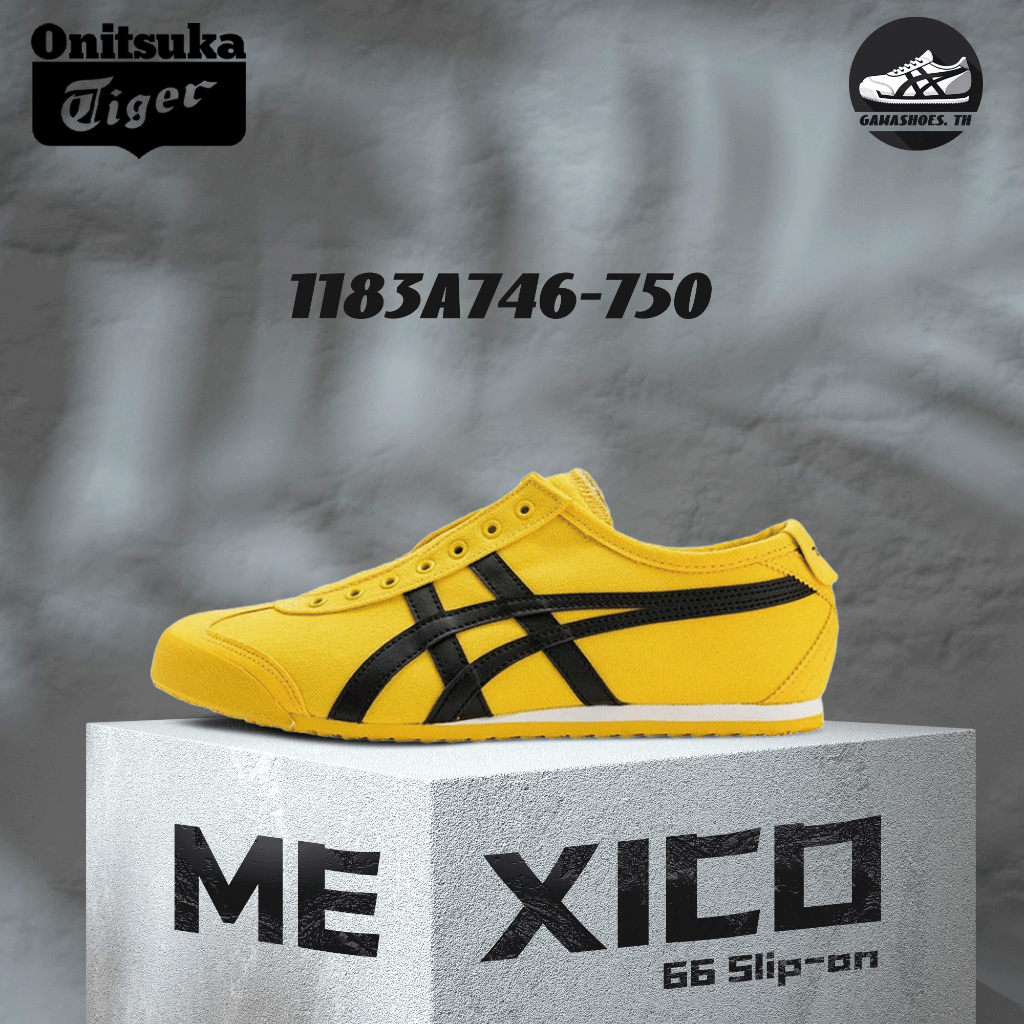 พร้อมส่ง !! Onitsuka Tiger MEXICO 66 slip-on 1183A746-750 รองเท้าลําลอง ของแท้ 100%