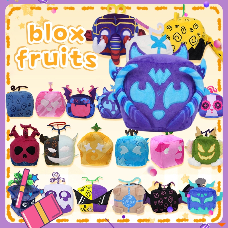 【COD】ตุ๊กตา Roblox Blox Fruit ตุ๊กตาผลไม้ปีศาจ ของเล่นตุ๊กตา รูปผลไม้บลอกซ์ เหมาะกับของขวัญคริสต์มาส ของเล่นสําหรับเด็ก